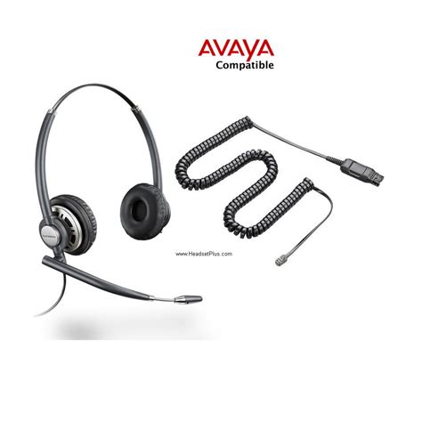 Plantronics Hw720 Avaya J100 1600 9600 Certified Headset