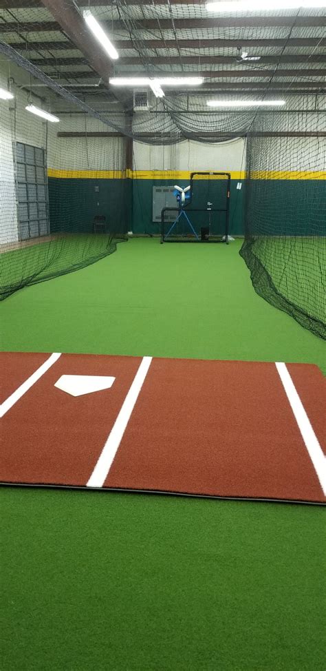 Fixed shell batting cages with 3 batting tunnels. New indoor softball and baseball facility to open this ...