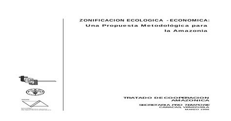 Pdf Zonificacion Ecologica Economicaaproximado En La Definición