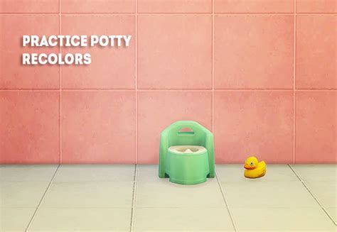 Practice Potty Recolors Just Some Simple Recolors Of The Practice Potty