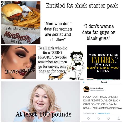 Entitled Fat Chick Starter Pack Rstarterpacks Starter Packs Know Your Meme