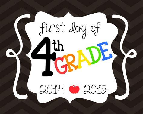 Free First Day Of School Printables School
