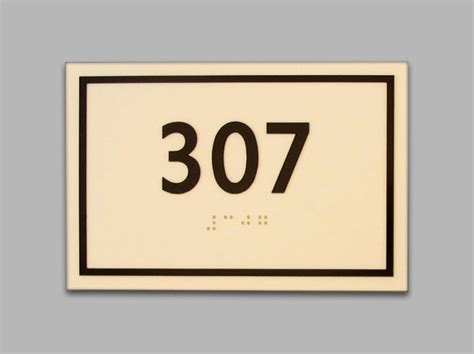 Room Number Signs Braille Inserts Erie Custom Signs