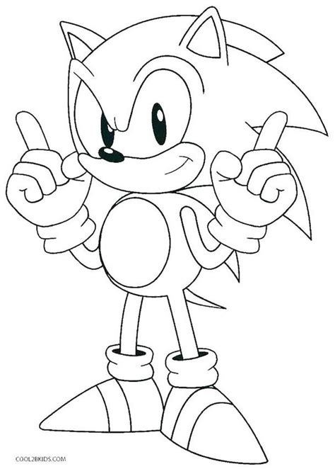 Sonic The Hedgehog Coloring Pages Pdf Download