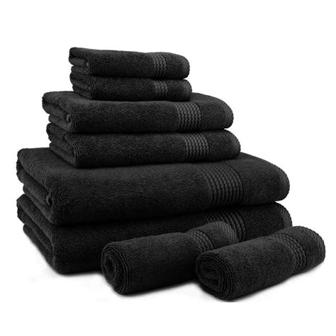 8 Pcs Towel Set 100 Egyptian Cotton Soft And High Absorbent Face Hand Bath Towels Ebay