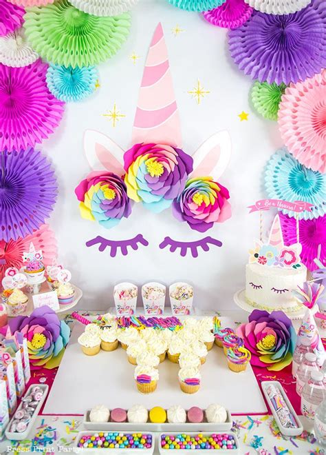 Truly Magical Unicorn Birthday Theme Decorations Easy Diy Ideas