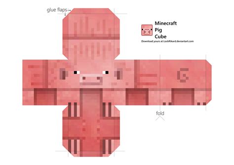 Pig Cube Papercraft By Lockrikard On Deviantart
