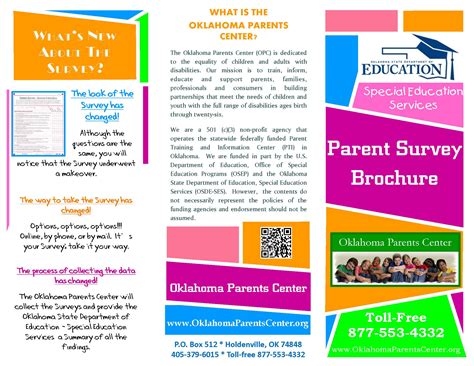 Brochures And Fact Sheets The Oklahoma Parents Center