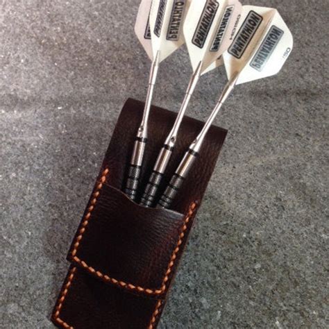 Items Similar To Darts Case Leather Dart Case Leather Darts Holders