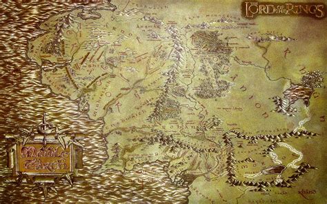 The Lord Of The Rings Maps Middle Earth Wallpapers Hd Desktop