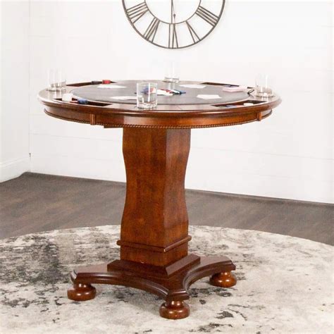 Sunset Trading Bellagio 42 Round Counter Height Dining Chess And