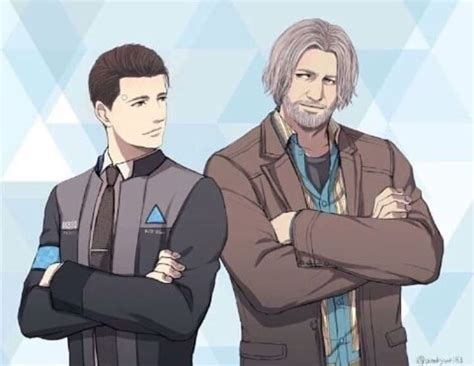 Detroit Become Human Fan Art Hank And Connor Detroit Become Human