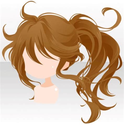 A Drawing Of A Womans Head With Long Brown Hair