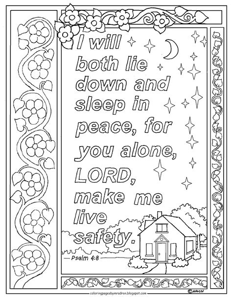 Coloring Pages For Kids By Mr Adron Psalm 48 Print And Color Page I