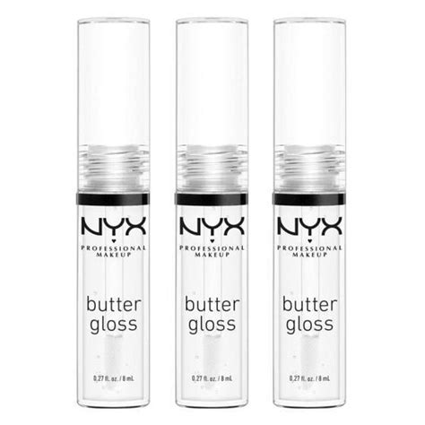 Nyx Professional Makeup Butter Gloss Non Sticky Lip Gloss Sugar Glass