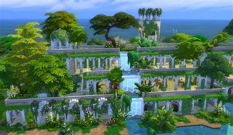 And the circuit of its wall is. Mod The Sims - Hanging Gardens of Babylon ver.II (No CC)