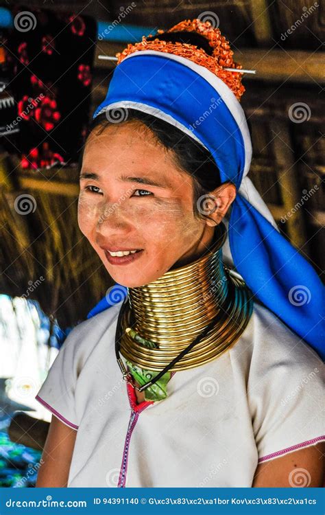 Long Neck Woman Near Chiang Mai Thailand Editorial Image Image Of