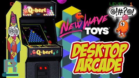 New Wave Toys Qbert Replicade Mini Arcade Machine Limited Edition