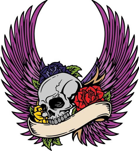 Skull Wing Logo Clipart Best
