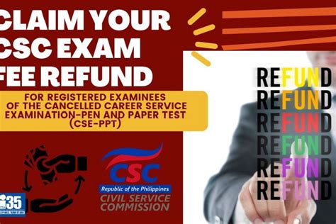 Pia How To Claim Your Csc Exam Fee Refund
