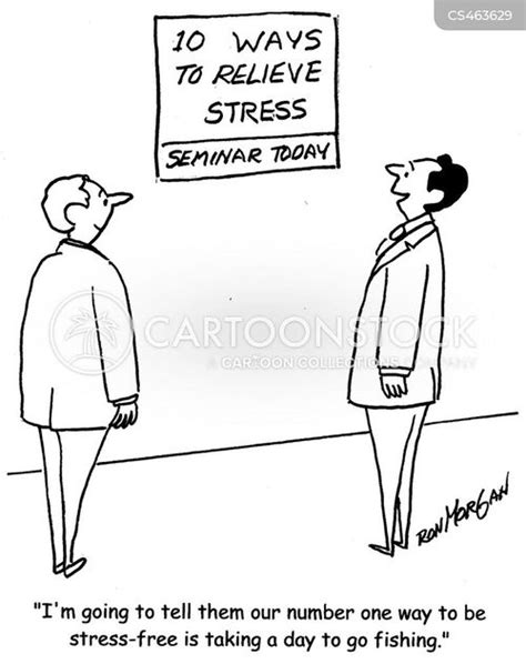 Funny Stressed Cartoon