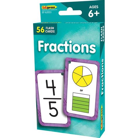Knowledge Tree Teacher Created Resources Fractions Flash Cards