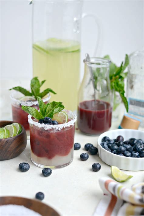Blueberry Margaritas Simply Scratch