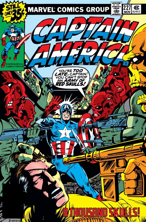 Captain America Vol 1 227 Marvel Database Fandom Powered By Wikia