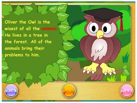 70 Oliver The Owl And Penny The Porcupine English For Kids
