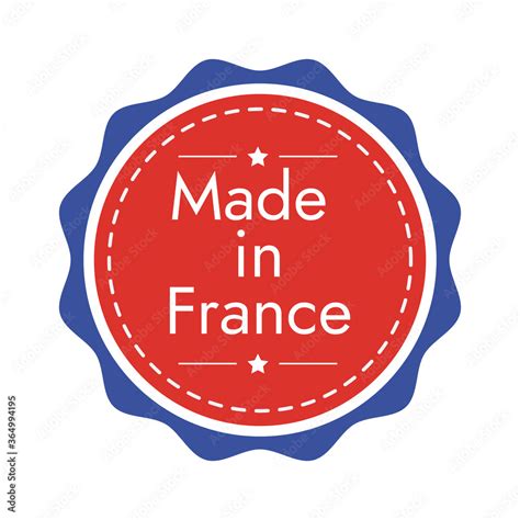 Made In France Origine France Fabriqué En France Stock Vector