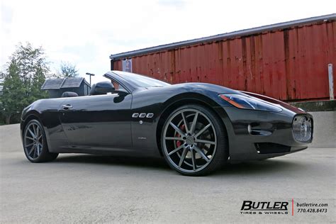 Maserati Granturismo With In Vossen Vfs Wheels Exclusively From Butler Tires And Wheels In