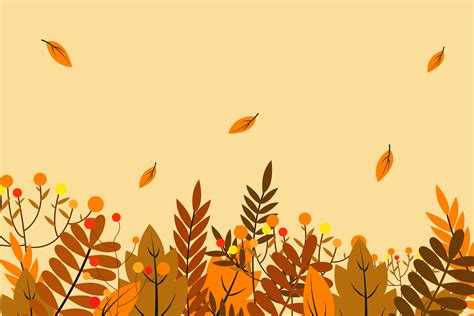 Autumn Background Vector Design Graphic By Sabavector · Creative Fabrica