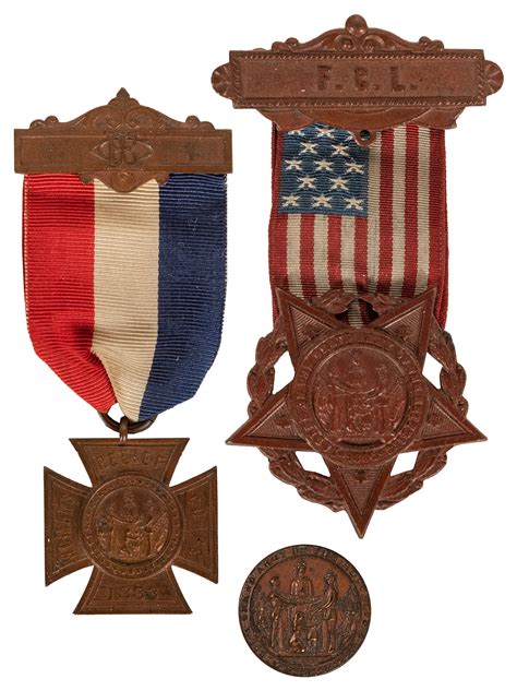 Lot Detail Civil War Grand Army Of The Republic Medals Circa 1880s T