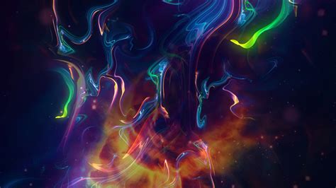 Download Visual Effect Abstract Dark Colorful 1920x1080 Wallpaper