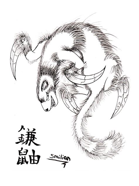 Yokai Sickle Weasel By Sav8197 On Deviantart