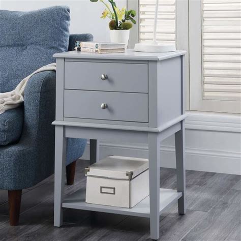 A sense of calm with joyce lee. Shop for Gray Nightstand, Small End Table for Bedroom, Bed ...