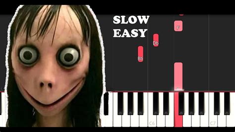 Momos Song La Cancion De Momo Slow Easy Piano Tutorial Youtube