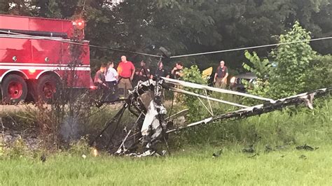 Small Aircraft Crashes Into Power Lines In Terry Mississippi