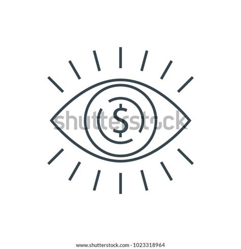 Market Vision Icon Business Strategy Icon Stock Vector Royalty Free