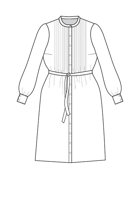 Byrdie Button-up Blouse + Dress - PDF SEWING PATTERN | Shirt dress pattern, Blouse dress, Blouse ...