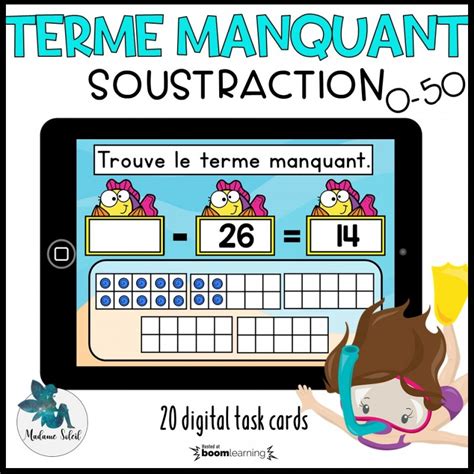Terme Manquant SOUSTRACTION 0 50