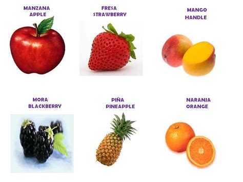 10 Frutas En Inglés Imagui