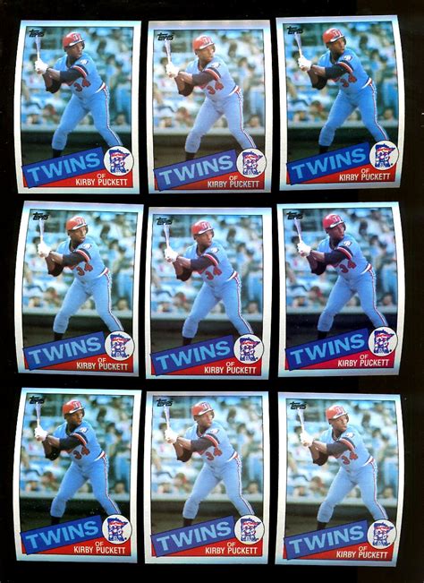 His cards remain in high demand for twins fans. 1985 Topps Kirby Puckett #536 Baseball Card for sale online | eBay