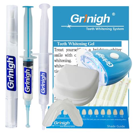 Grinigh 6 Hydrogen Peroxideteeth Whitening Kit Brighter White Smile
