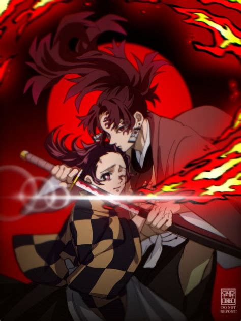Tanjiro Kamado And Yoriichi Agatsumawall Demon Slayer