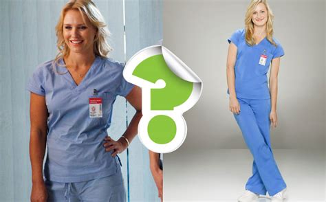 Stars in scrubs who wore it best Kerry Bishé vs Nicky Whelan