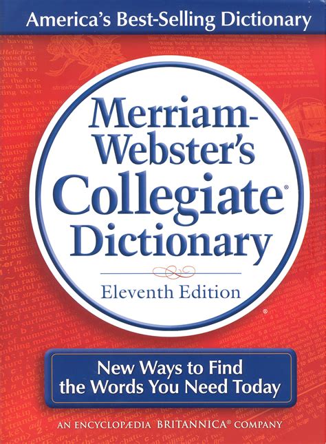 Merriam Websters Collegiate Dictionary Indexed Gospel Publishers Usa
