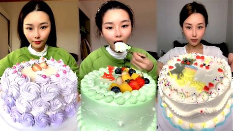 The Most Delicious Cream Cakes Yummy ASMR Chinese Mukbang Cake
