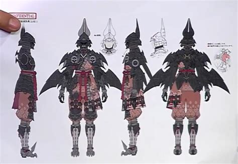 Jobs are an extension of their base classes, and require a soul crystal to activate. Concept art or FFXIV's Ninja Job | GoingSony