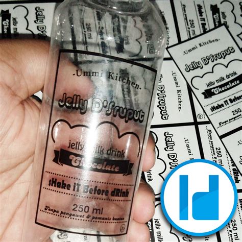 Cetak Stiker Label Botol Transparan Murah Di Medan Idhostigo Jasa